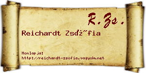 Reichardt Zsófia névjegykártya