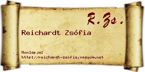 Reichardt Zsófia névjegykártya